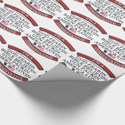 IK BEN EEN CONSERVATIEF CADEAUPAPIER (Hoek)