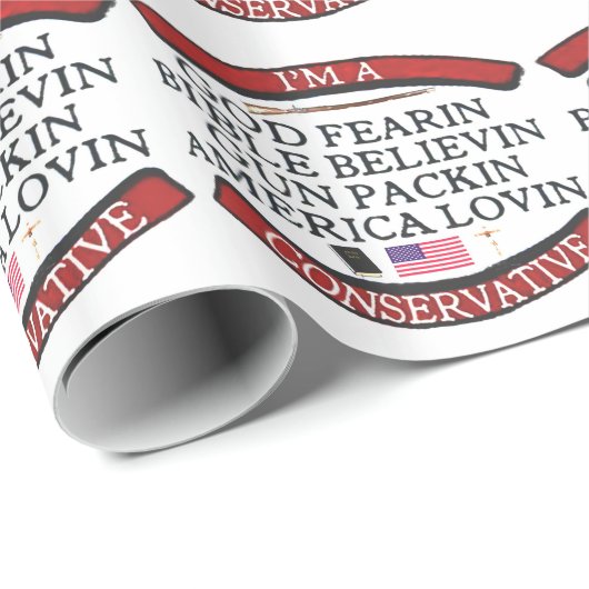 IK BEN EEN CONSERVATIEF CADEAUPAPIER (Rol Hoek)