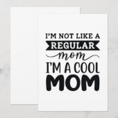 Ik ben een Cool Mam Bedankkaart (Voorkant / Achterkant)