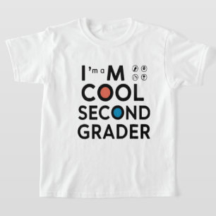 Ik ben een Coole Tweede Klasser Terug naar School T-shirt