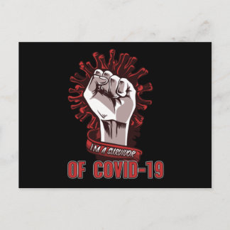 Ik ben een Corona Survivor Briefkaart
