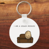 Ik ben een couchaardappel sleutelhanger (Voorkant)