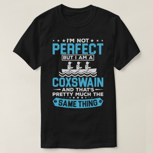 Ik ben een Coxswin Shirt Rowing Coxswin Shirt Rowi (Design voorkant)