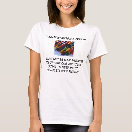 Ik ben een Crayon T-shirt (Voorkant)