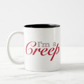 Ik ben een Creep Tweekleurige Koffiemok (Links)