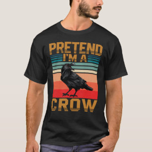 Ik ben een Crow Easy Lazy Halloween Costume T-shirt