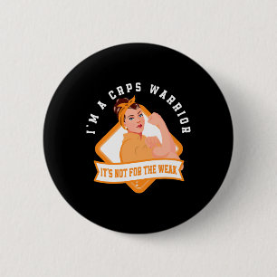 Ik ben een CRPS Warrior Fighter RSD CRPS Awareness Ronde Button 5,7 Cm