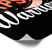 Ik ben een CRPS Warrior RSD Awareness Oranje lint Poster (Hoek)