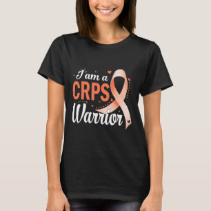 Ik ben een CRPS Warrior RSD Awareness Oranje lint T-shirt