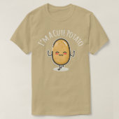 Ik ben een Cute Potato Potato Spud T-shirt (Design voorkant)