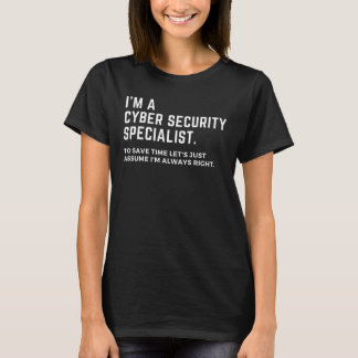Ik ben een Cyber Security Specialist T-shirt