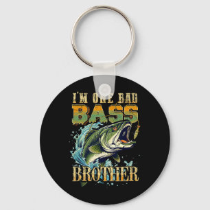Ik ben één D B Brother B Visgeschenk voor visliefh Sleutelhanger