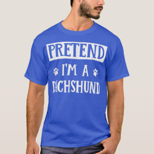Ik ben een Dachshund Halloween Outfit Scary Cos. T-shirt