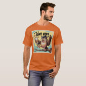 Ik ben een dag uil! t-shirt (Voorkant volledig)