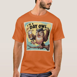 Ik ben een dag uil! t-shirt
