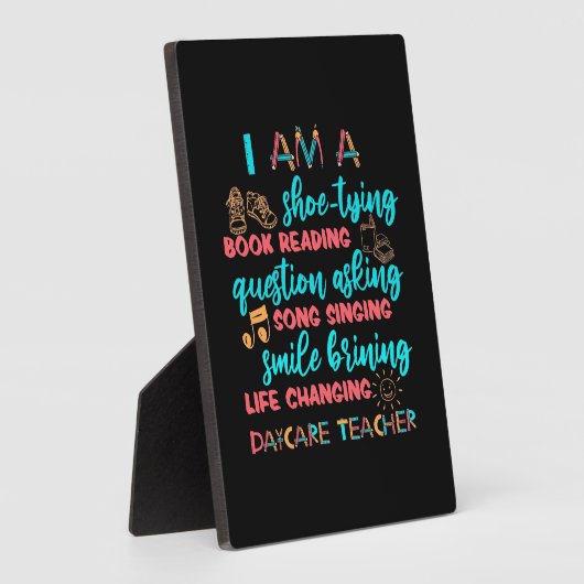 Ik ben een dagleraar fotoplaat (Zijkant)