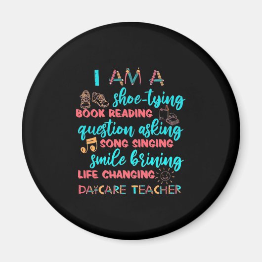 Ik ben een dagleraar magneet (Voorkant)