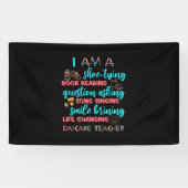 Ik ben een dagleraar spandoek (Horizontaal)