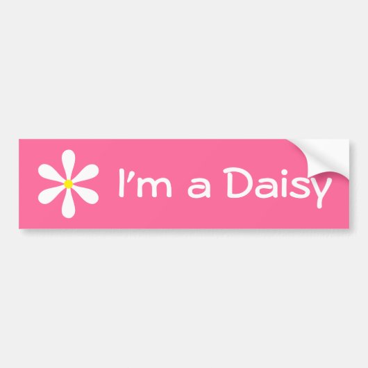 Ik ben een Daisy Bumpersticker (Voorkant)