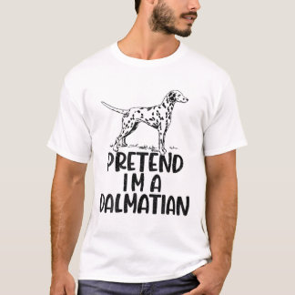 Ik ben een Dalmatiaan Halloween Costume Adult Ki T-shirt