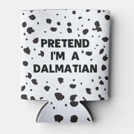Ik ben een Dalmatiaans kostuum Funny Halloween Pa Blikjeskoeler (Voorkant)