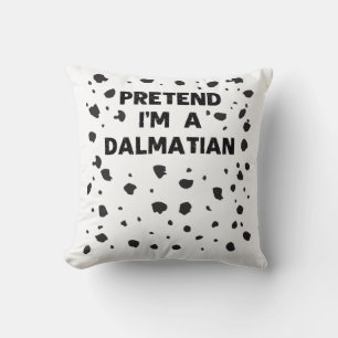 Ik ben een Dalmatiaans kostuum Funny Halloween Pa Kussen