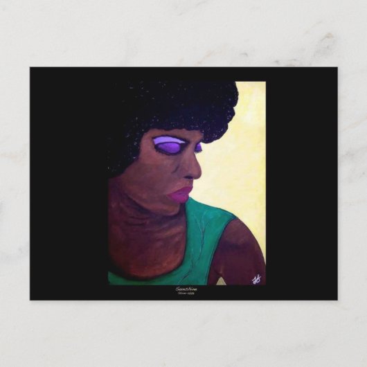 Ik ben een dame - Sunshine Briefkaart (Voorkant)