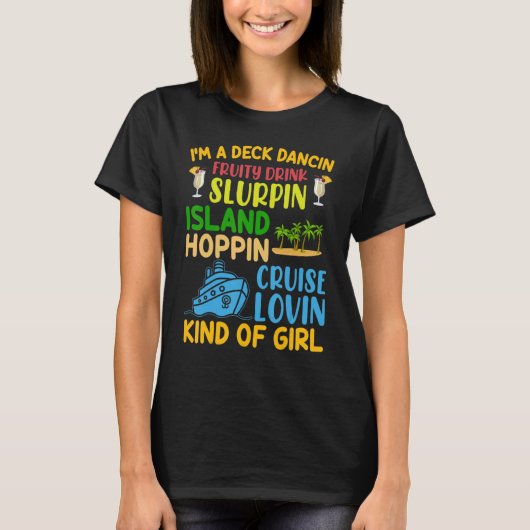 Ik ben een Dancin Fruity Drink Slurpin Island Hopp T-shirt (Voorkant)