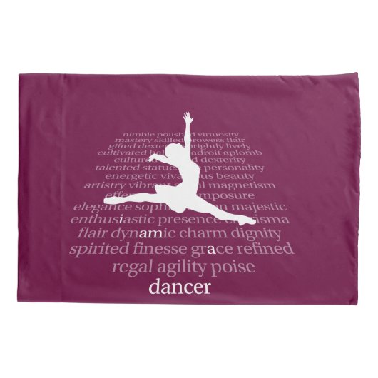 Ik ben een danser kussensloop (Achterkant)