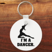 Ik ben een danser sleutelhanger (Voorkant)