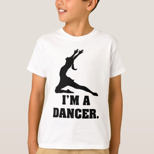 Ik ben een danser t-shirt (Voorkant)