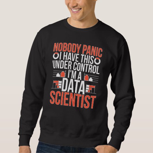 Ik Ben Een Data Wetenschapper Data Wetenschap Data Trui (Voorkant)
