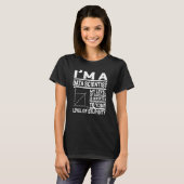 Ik ben een data wetenschapper mijn niveau van sarc t-shirt (Voorkant volledig)