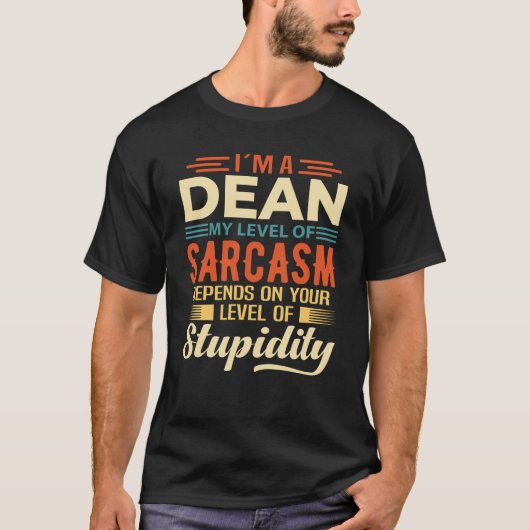 Ik ben een decaan t-shirt (Voorkant)