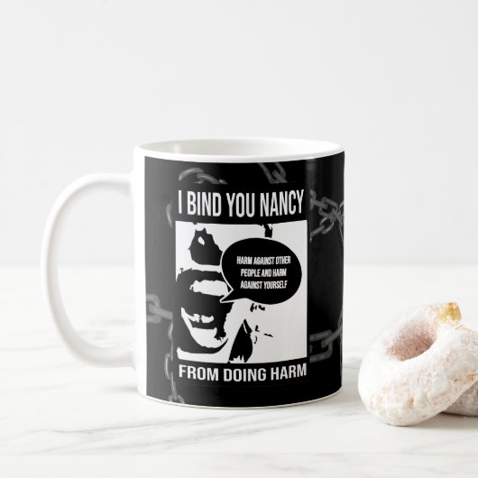 Ik ben een Delicate Bloem Koffiemok (Met donut)