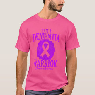 Ik ben een Dementia Warrior Alzheimer Awareness Pu T-shirt