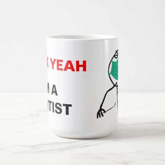 Ik ben een Dentist Koffiemok (Center)