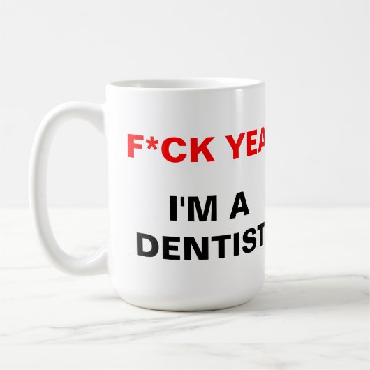 Ik ben een Dentist Koffiemok (Links)