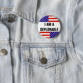 IK BEN EEN DEPLORAAT RONDE BUTTON 5,7 CM (In situ)
