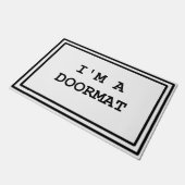 Ik ben een DEURMAT Welcome Mat (Schuin)