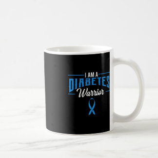 Ik ben een Diabeton-Warrior-Bewustheid Koolstofdia Koffiemok