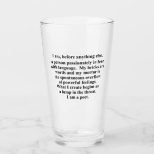 Ik ben een dichter glas