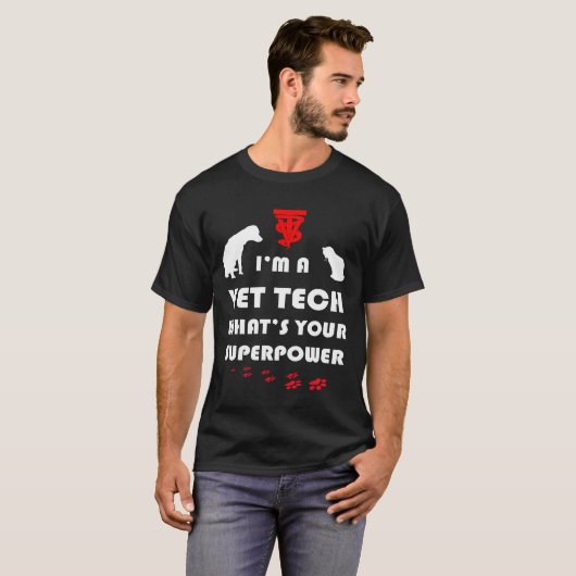 Ik ben een dierenarts-technicus, wat is jouw super t-shirt (Voorkant volledig)