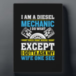 Ik ben een Diesel Mechanic Fotoplaat<br><div class="desc">Ik ben een Diesel Mechanic</div>