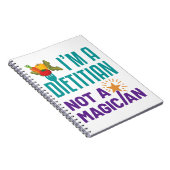 Ik ben een diëtist... geen tovenaar notitieboek (Rechterzijde)