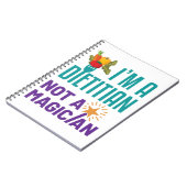 Ik ben een diëtist... geen tovenaar notitieboek (Linkerzijde)