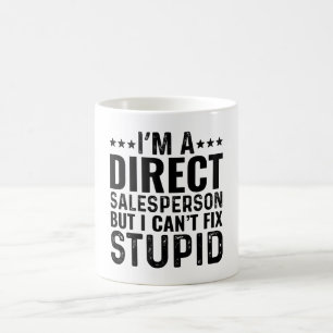 Ik ben een directe verkoper, maar ik kan niets sto koffiemok