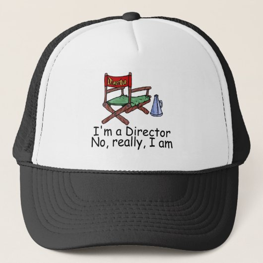 Ik ben een directeur Nee Echt Im Trucker Pet (Voorkant)
