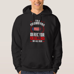 Ik ben een directeur van het Vuurwerk als ik stel  Hoodie