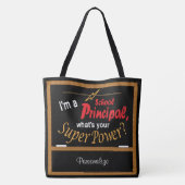 Ik ben een directeur, wat is je Superpower 💪 Tote Bag (Achterkant)